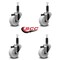 Service Caster 3'' Nylon Wheel Swivel 1'' Expanding Stem Caster Set, 4PK SCC-EX20S314-NYS-1-4 - alternate 4